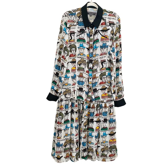 Double D Ranch RARE Cowpoke U Collaboration 2 PC Western Cowboy Skirt Set Sz XL - Picture 4 of 16